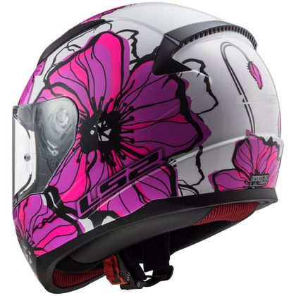 Casque LS2 FF353 - RAPID II - POPPIES - Rose