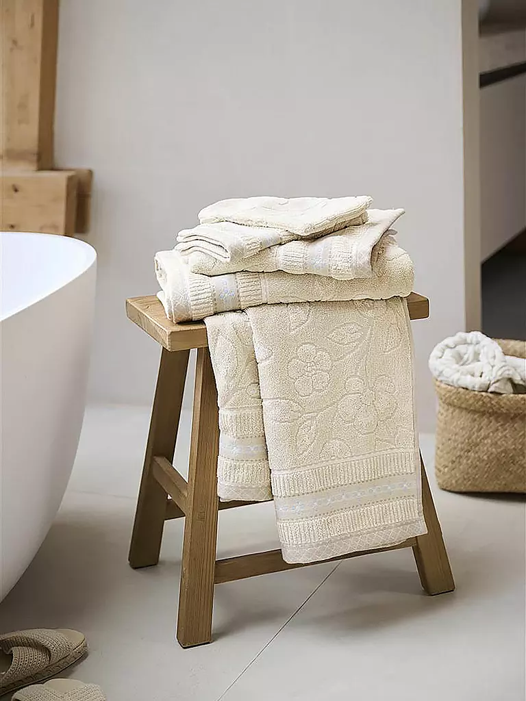 PIP STUDIO Duschtuch  JASMIN JACQUARD 70x140cm Sand beige