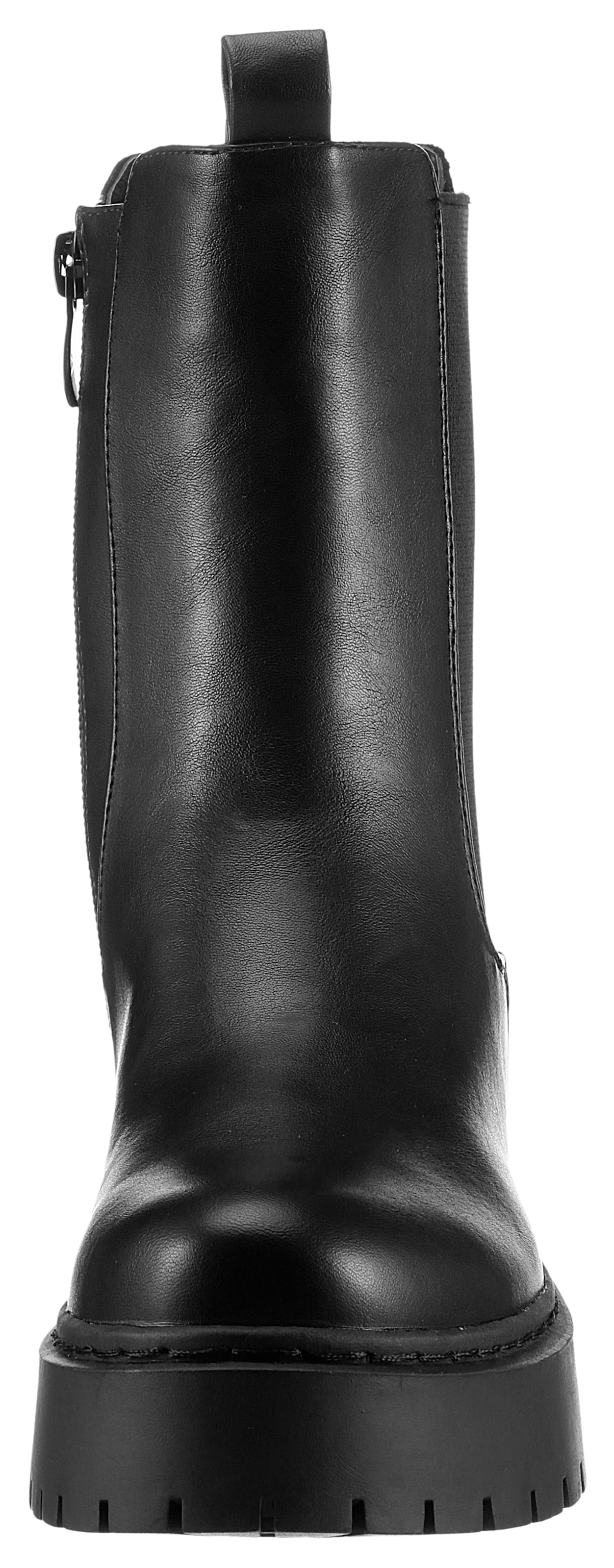 Aniston SHOES Chelseaboots  Schlupfboots, Plateaustiefelette, mit Glitzersteine - NEUE KOLLEKTION