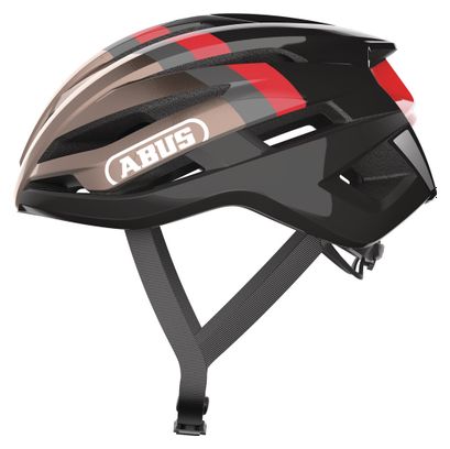 Casque Abus StormChaser Metallic Copper Beige / Rouge