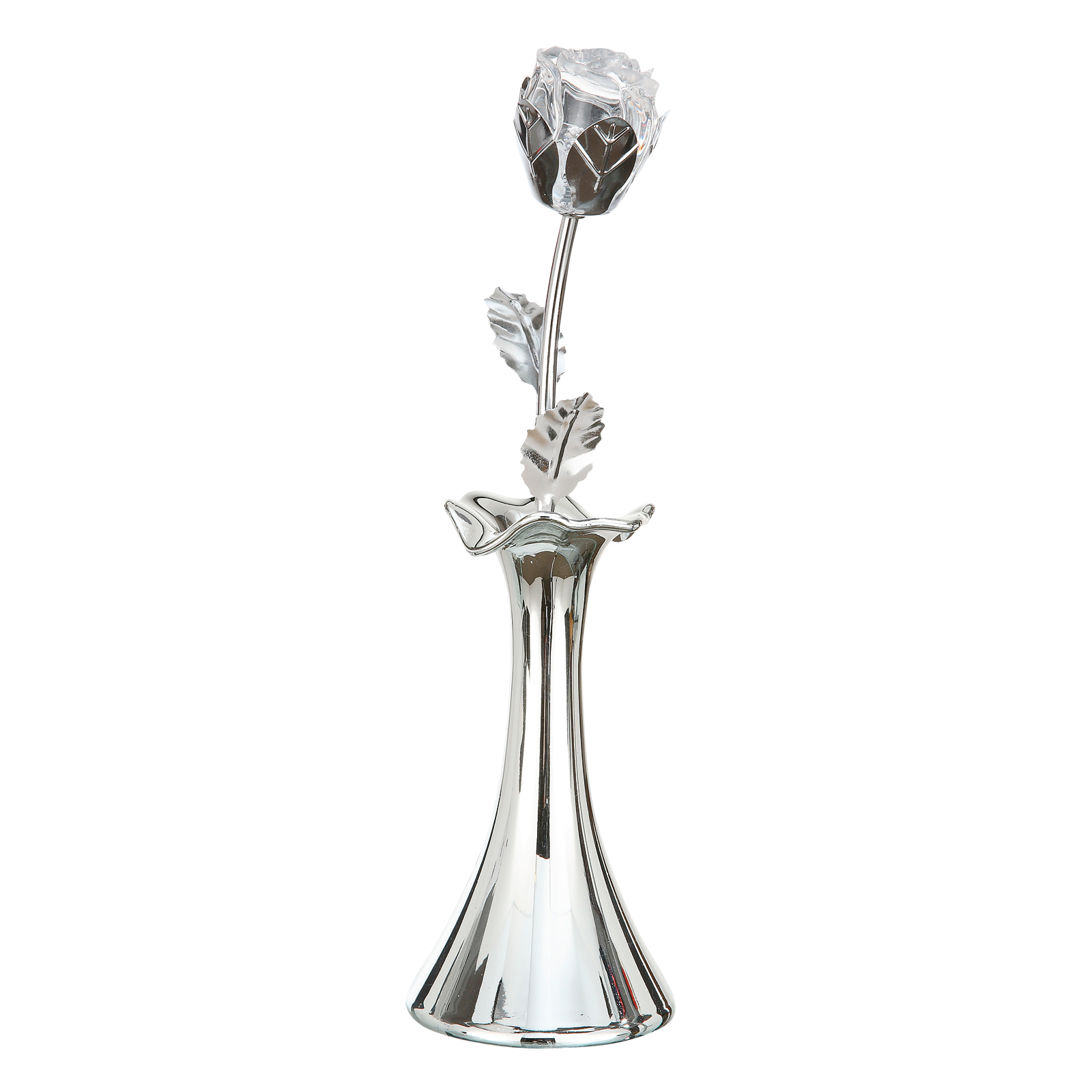 LED-Deko-Tischlampe - Chrom