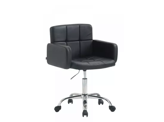 Chaise de bureau - Similicuir & Métal chromé - Los Angeles