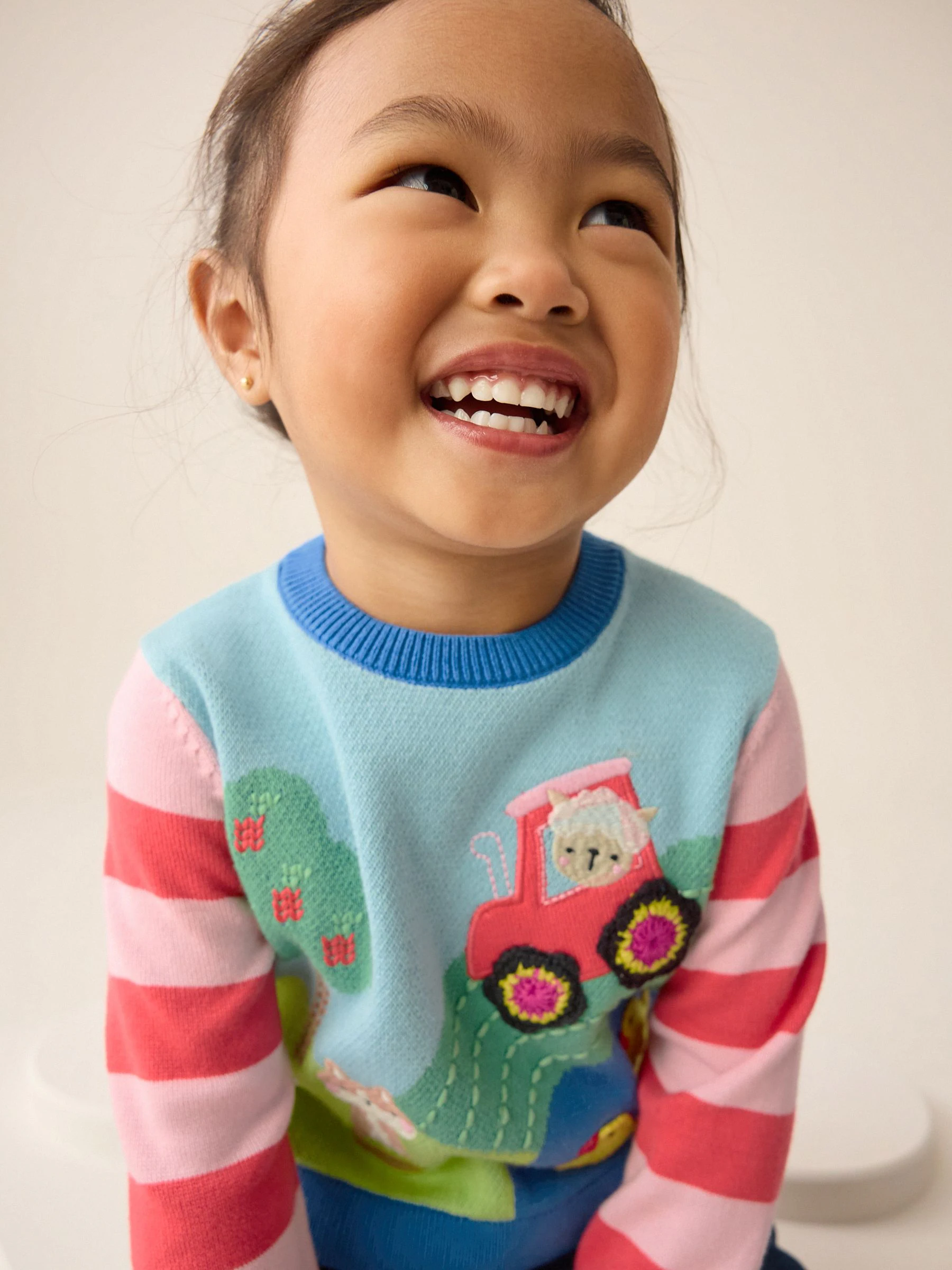 Multi - Farm Scene Jumper (3mths-7yrs)