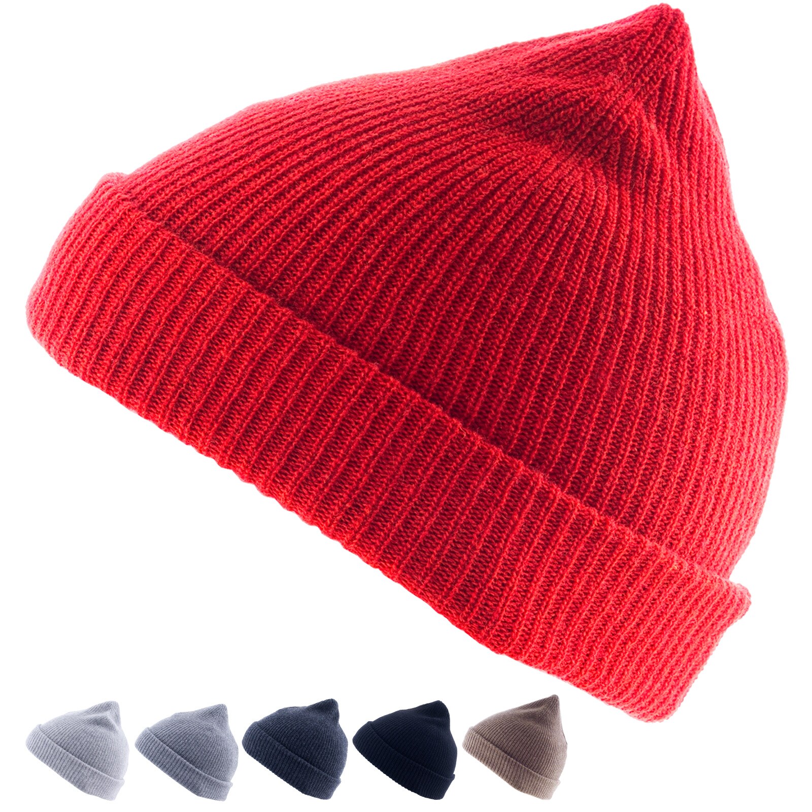 GOLDEN GOAT Berkeley Winter Rip Strick Mütze Beanie Unisex 100% Kaschmir Wolle Farbe: cloud grey