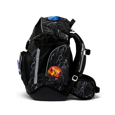 ergobag PACK Schulrucksack-Set REFLEX GLOW ReflektBär, 6-teilig