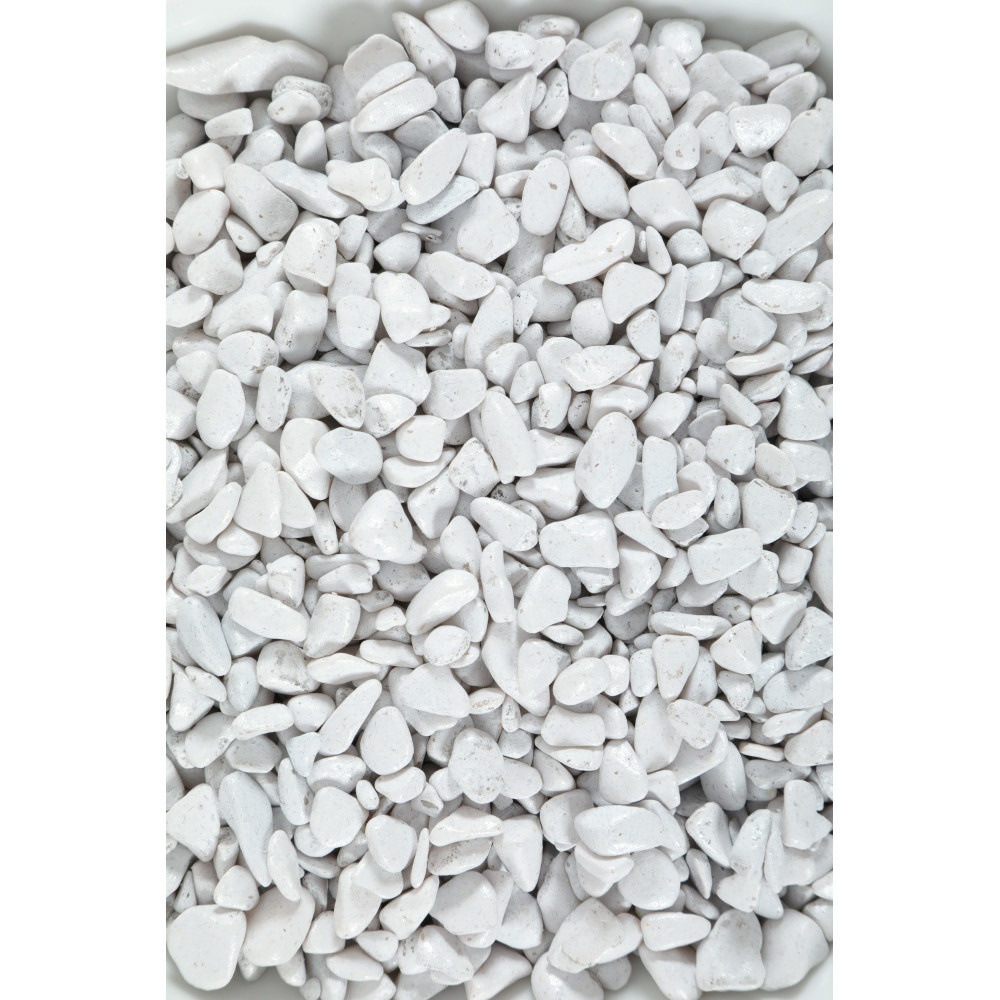 Gravier aqua sand ekaï blanc 5-12 mm sac de 1 kg aquarium
