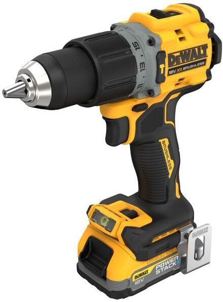 DeWALT DCD805E1T Compacte accu klop-/schroefboormachine 18V XR 1.7Ah POWERSTACK in TSTAK