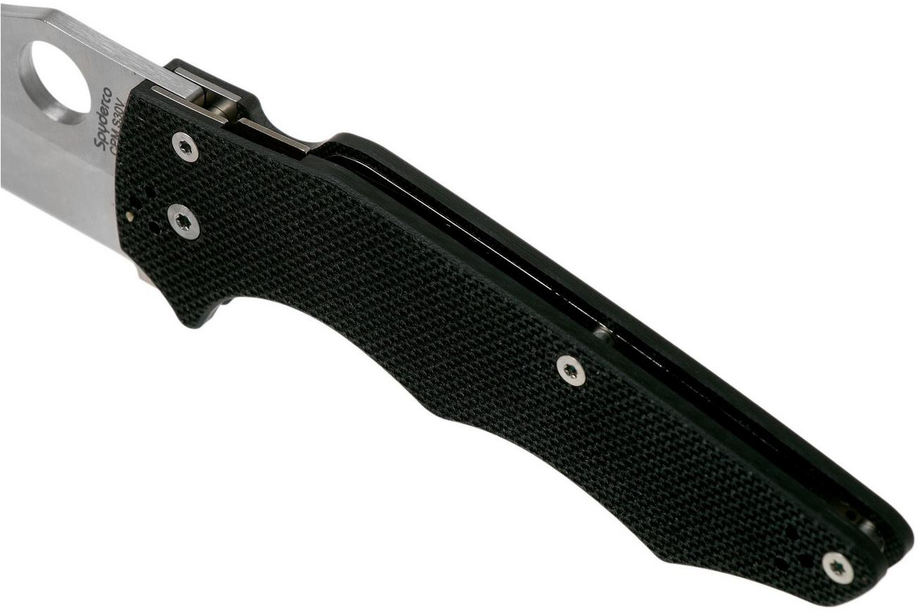 Spyderco YoJumbo C253G Black G10 zakmes, Michael Janich design