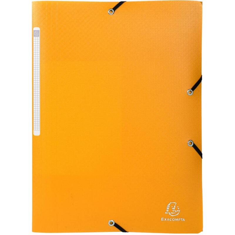 Chemise à élastiques 3 rabats PP OPAK - A4 - Couleurs assorties