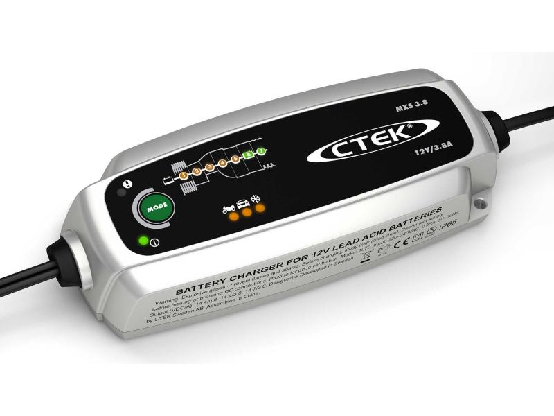 Ctek Batterieladegerät MXS 3.8 Ladegerät für 12-Volt-Batterien