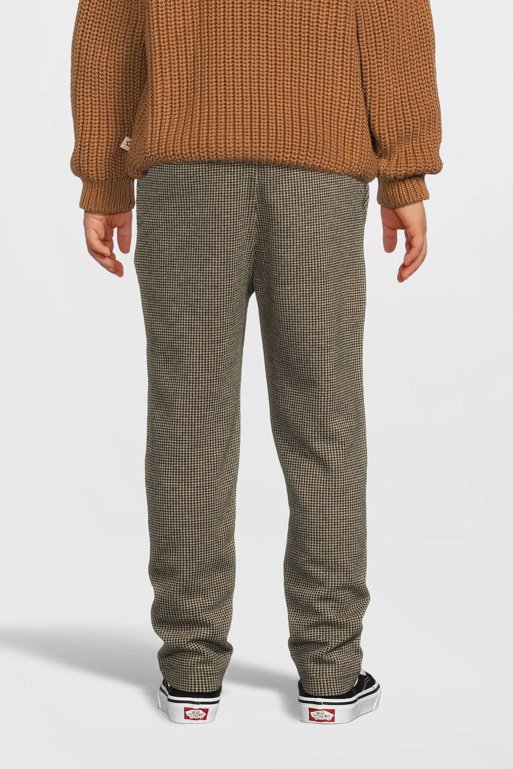 LEVV geruite broek NOX grijs/beige