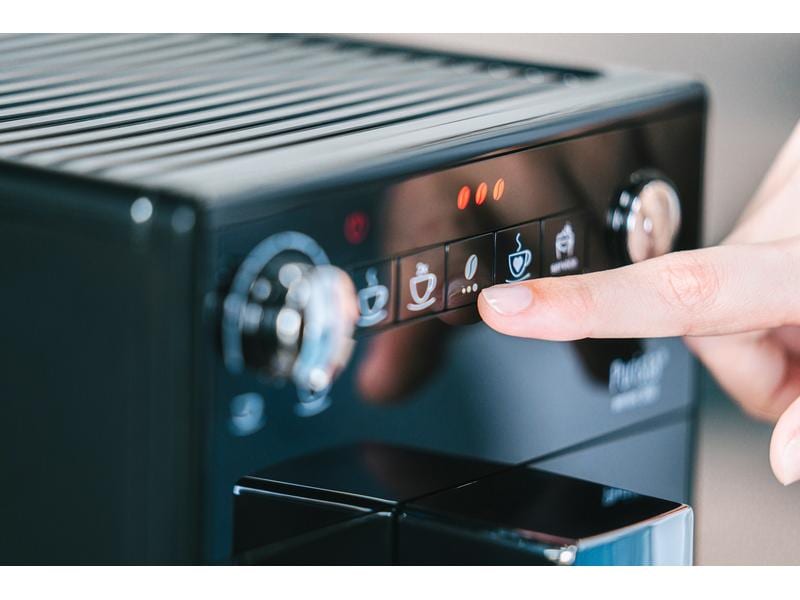 Melitta Kaffeevollautomat Purista Silber Zweitassen-Vollautomat mit Lieblingskaffee-Funktion