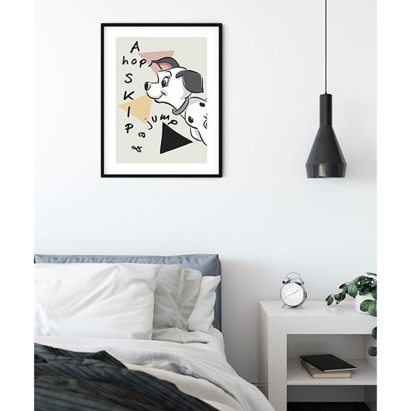 Wandbild 101 DALMATINER ANGLES - bunt - 50x70 cm