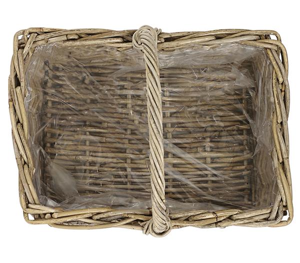 Van der Leeden Rattan-Korb mit Henkel,