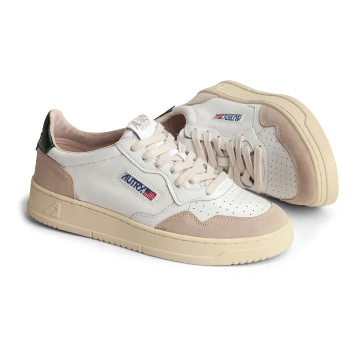 Autry Baskets Medalist Low Cuir/Suède | Vert foncé