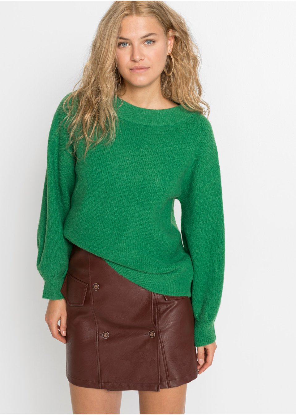 Pull en maille volumineux