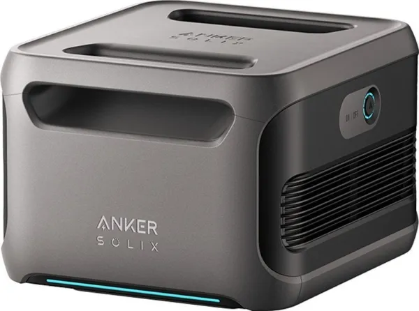 Anker SOLIX BP3800 - Transportabel strømstations ekstra batteri - litiumjernfosfat - 3840 Wh - Wi-Fi, Bluetooth