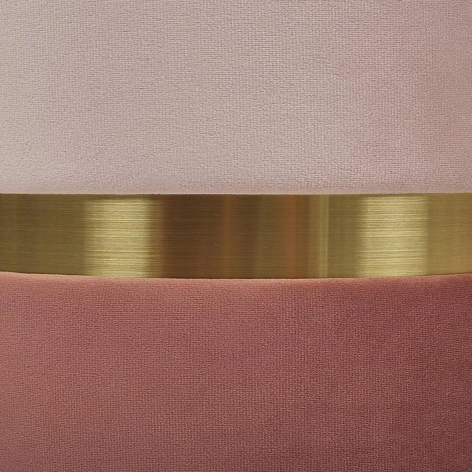 WICHITA - Poef - Roze - 36/31 cm - Fluweel