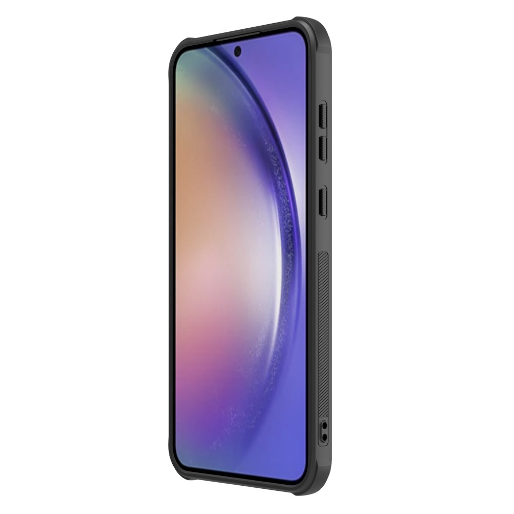 Samsung Galaxy A55 Hardcase Schutzhülle Grip Design MagSafe-Modul - Schwarz