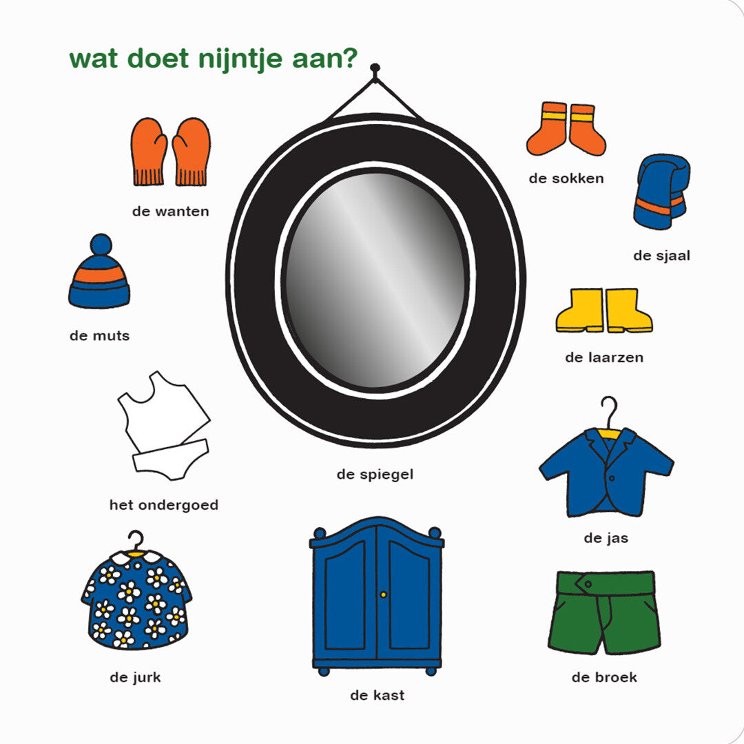 Nijntje voelboek woordjes leren