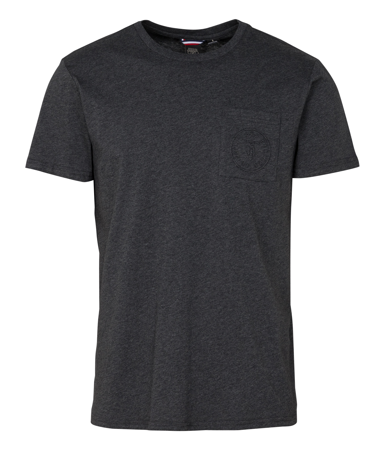 PAIA - Tee-shirt à col rond avec logo contrasté en coton| Gris
