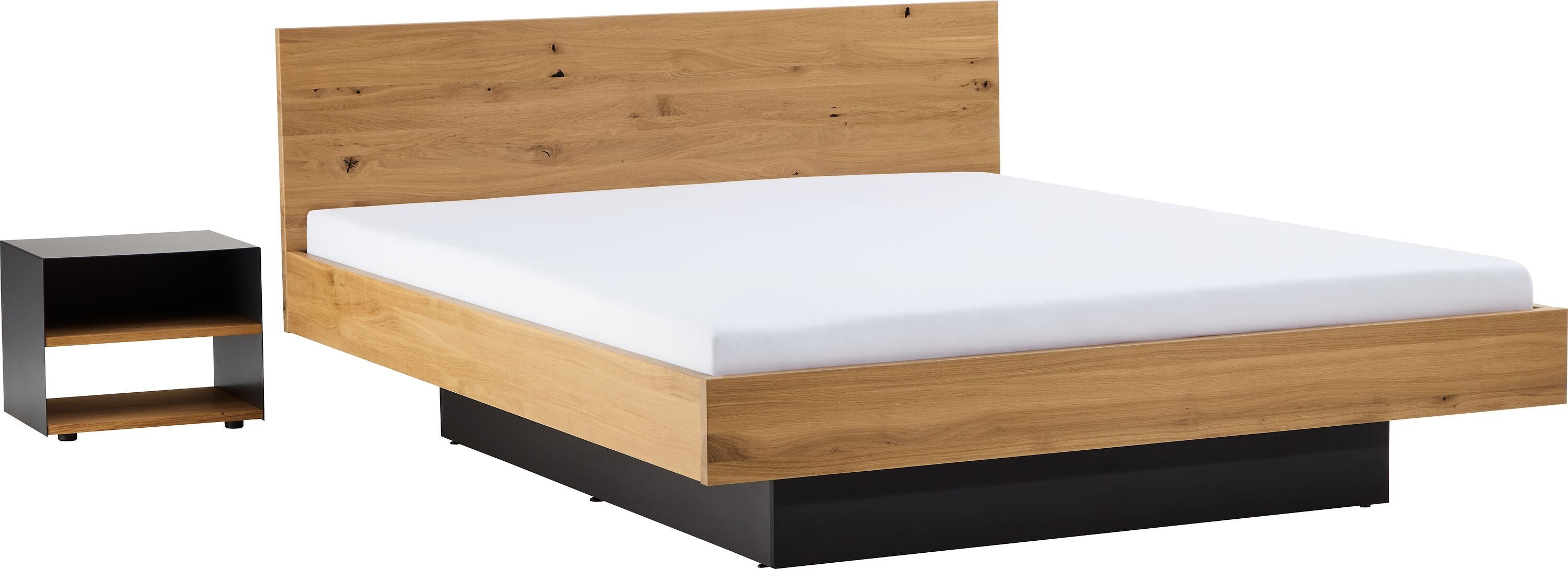 BRIX II Bett - Eiche / B: 160.0 cm x T: 200.0 cm