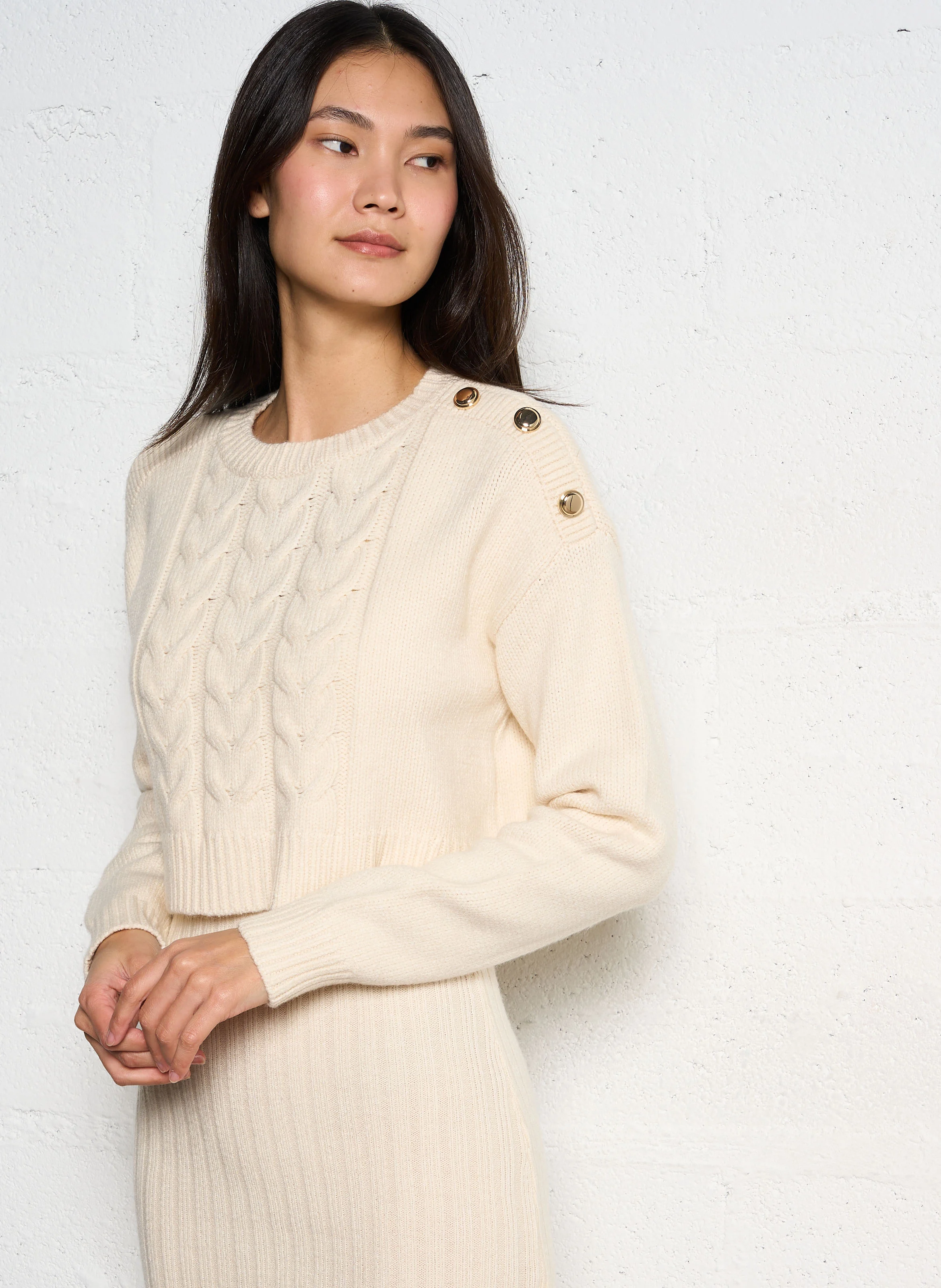RMNATE - Robe ajustée 2-en-1 | Beige