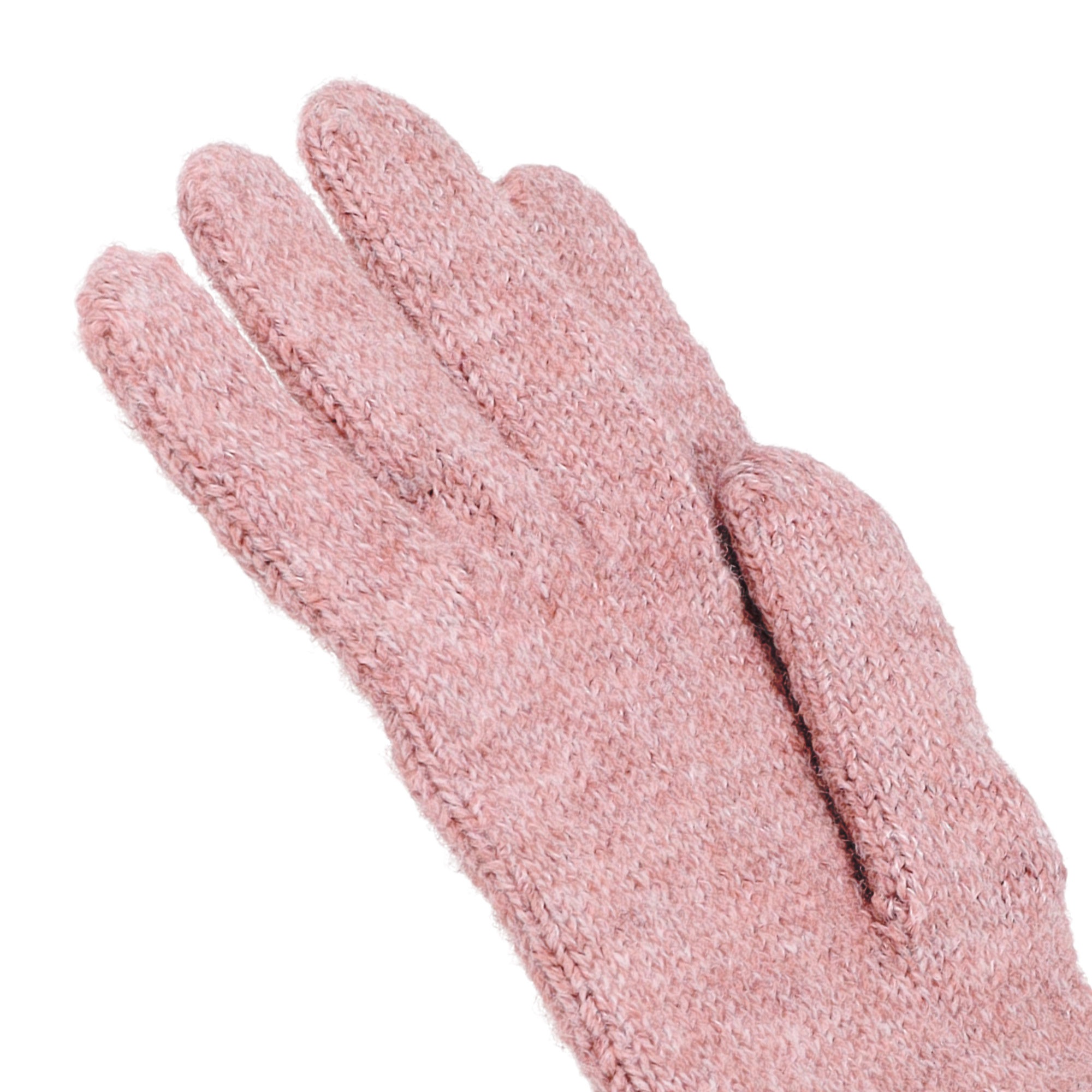 MAXIMO Strickhandschuhe , Fingerhandschuhe, extra lange Strickbündchen, unifarben