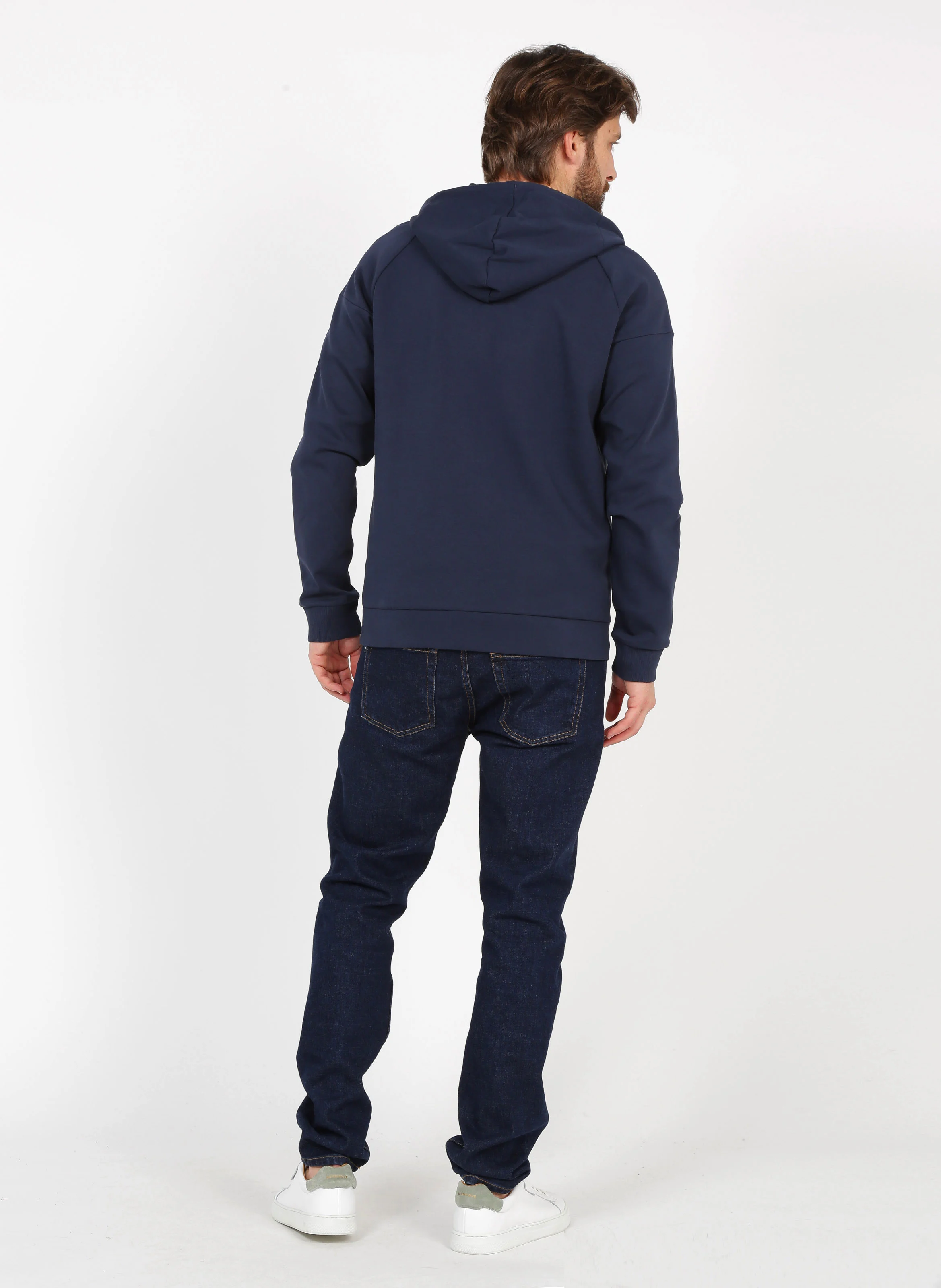 Jean slim en coton mélangé | Jean brut