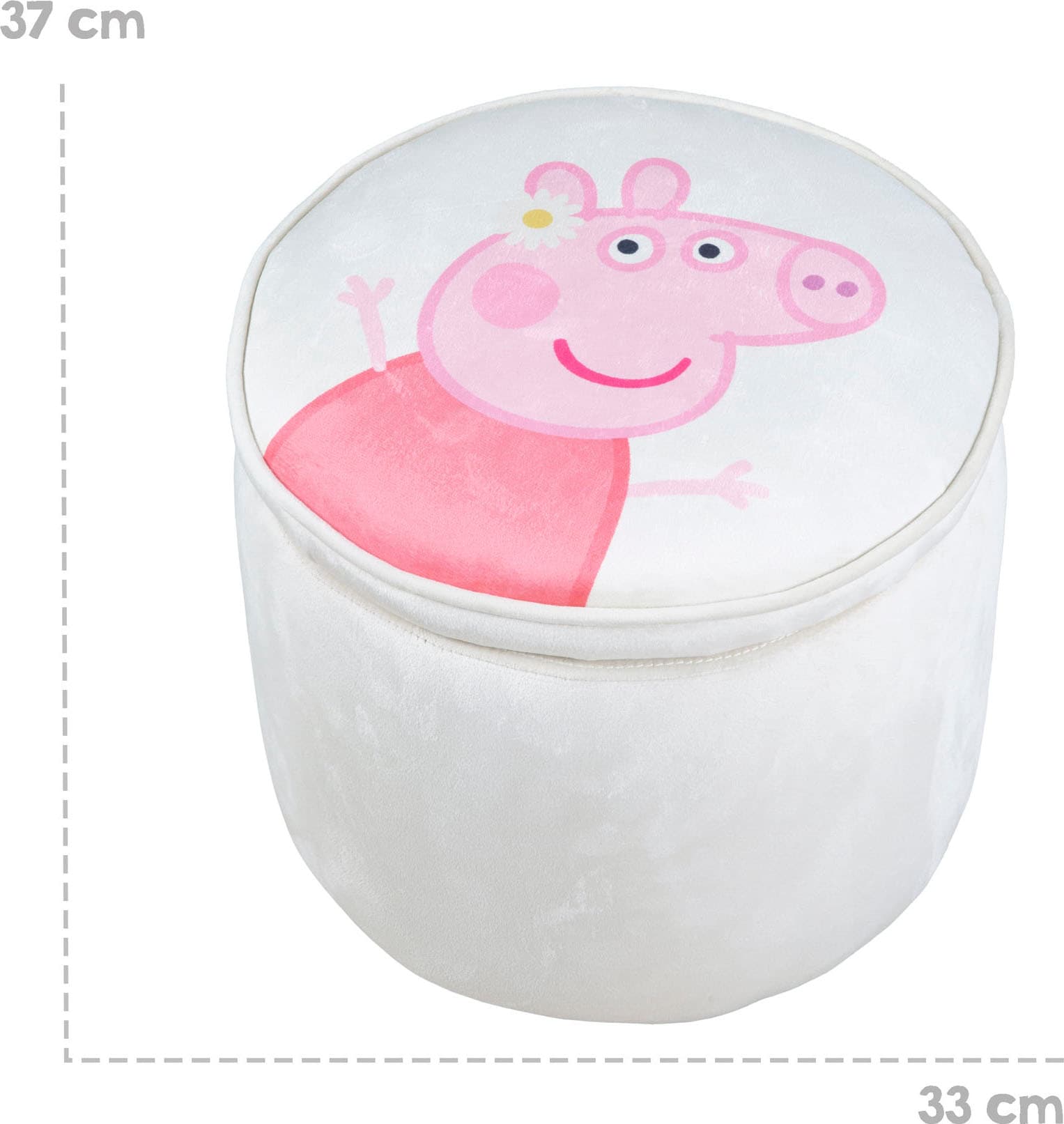 roba® Kinderhocker »Peppa Pig, rund«