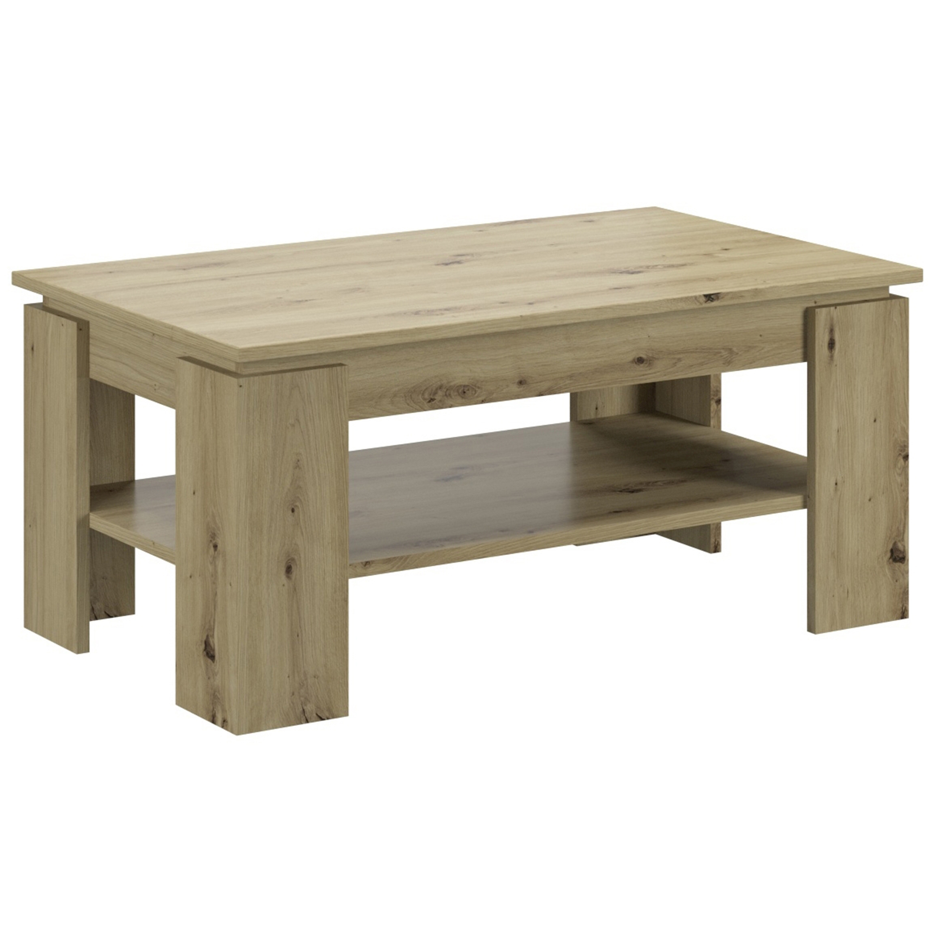 Couchtisch TITAN - Artisan Eiche - 100 cm breit
