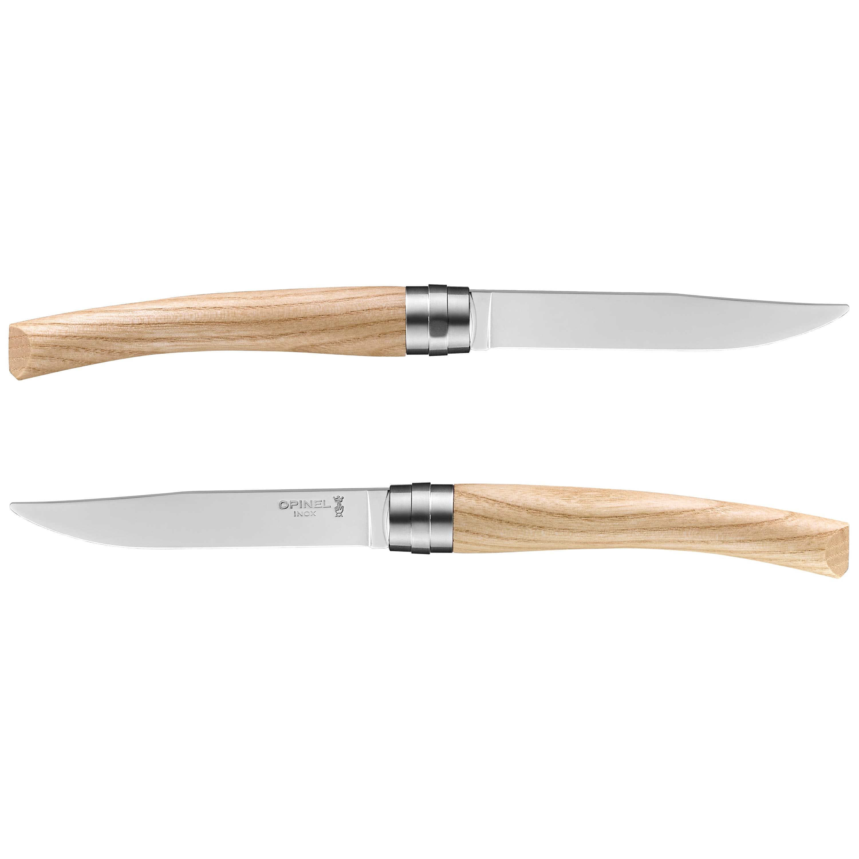 Opinel Table Chic tafelmessenset - 4-delig - essenhout - glad lemmet