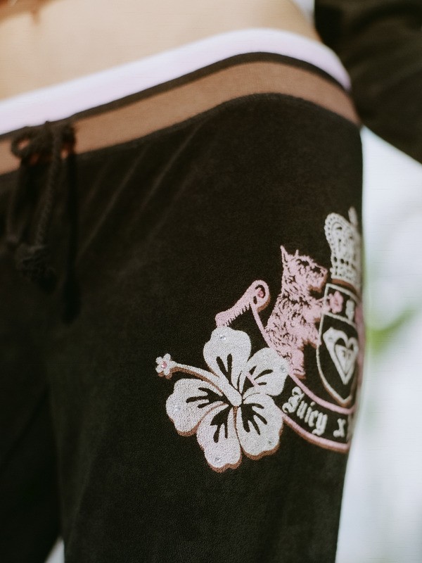 Roxy X Juicy Couture Bas de survêtement Noir Femme
