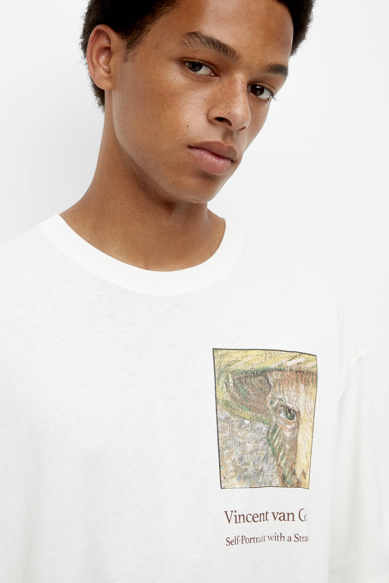 CAMISETA COM ESTAMPA DE VINCENT VAN GOGH - OFF WHITE