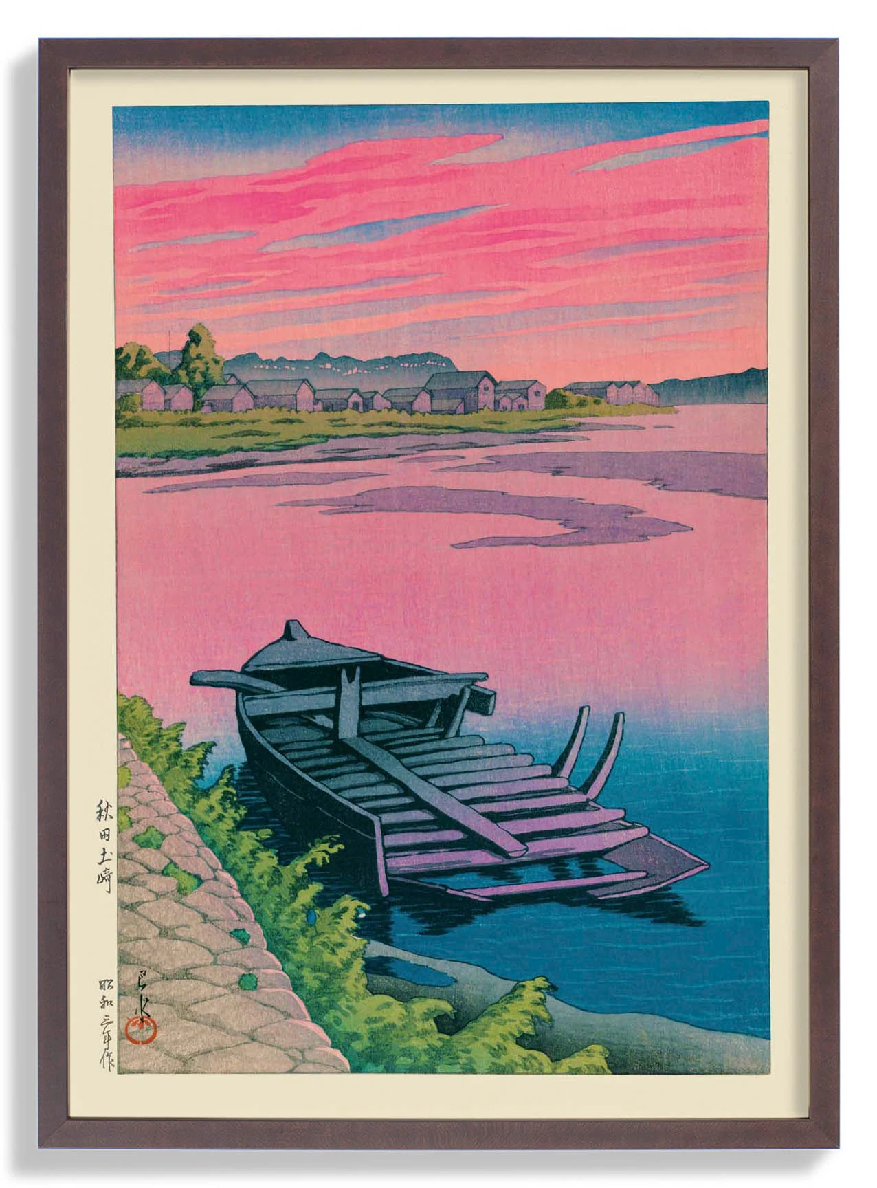 Akita Tsuchizaki von Hasui