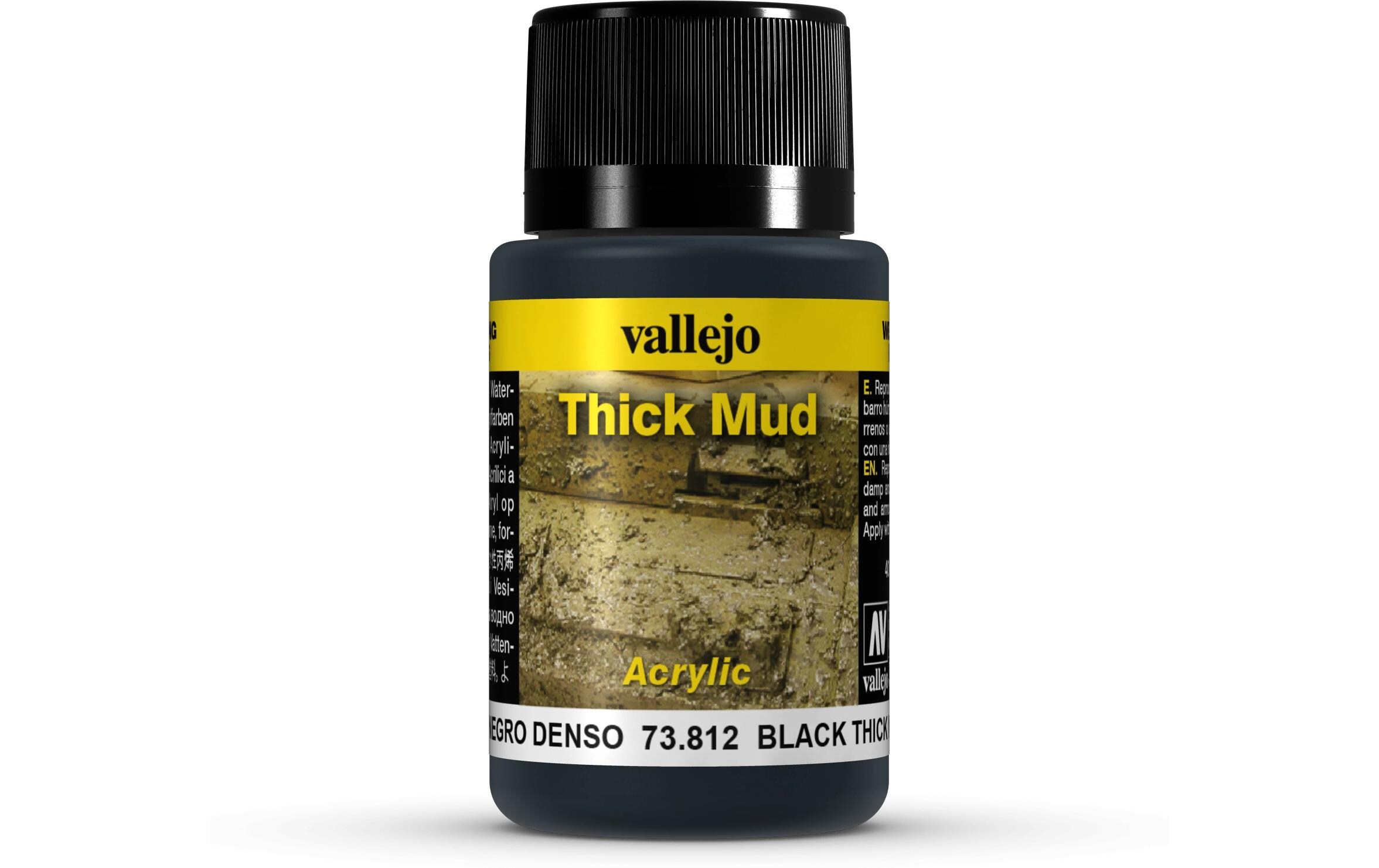 Weathering FX Black Thick Mud 40 mlSchlamm Verwitterungs-Effekt für Modellbau und Miniaturen