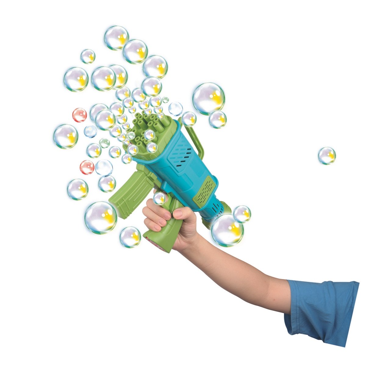 Pistolet à bulles avec réservoir