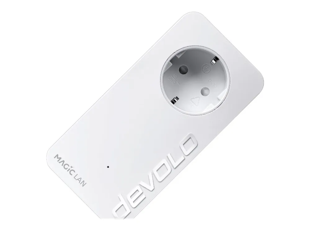 devolo Magic 1 LAN - Starter Kit - bro - - 1GbE, HomeGrid - kan sluttes til vægstik (pakke med 2)