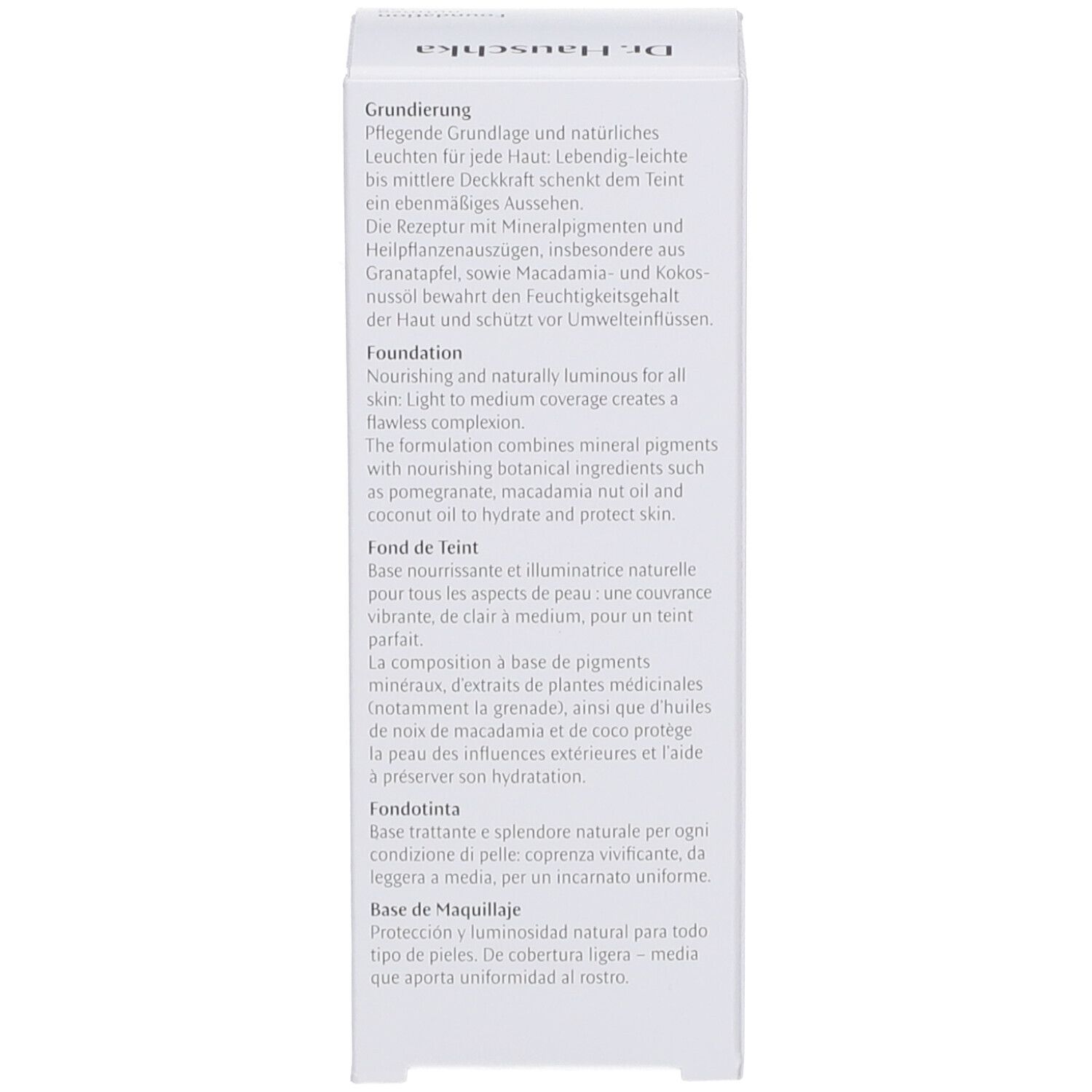 Dr. Hauschka Foundation 05 nutmeg