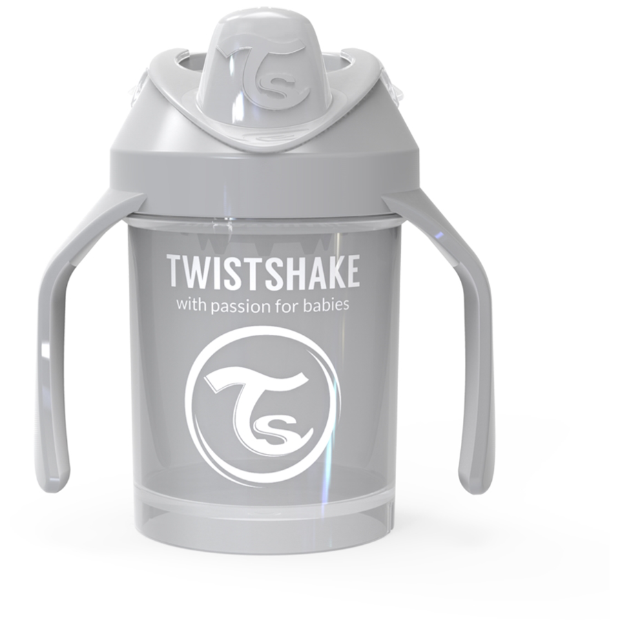 TWISTSHAKE Trinkbecher Mini Cup 230 ml 4+ Monate pastel grau