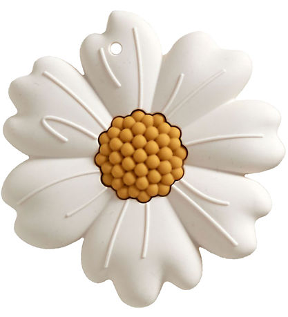 Jack o Juno Beißring - Silikon - Daisy - Weiß