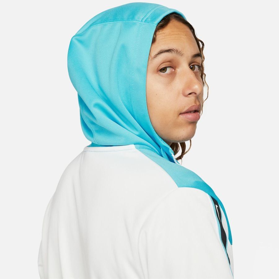 Nike Sweat à Capuche Sportswear NSW Repeat - Blanc/Bleu/Noir