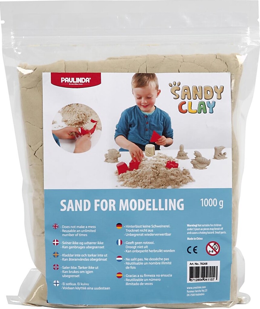 Sandy Clay - Natur - 1 KG