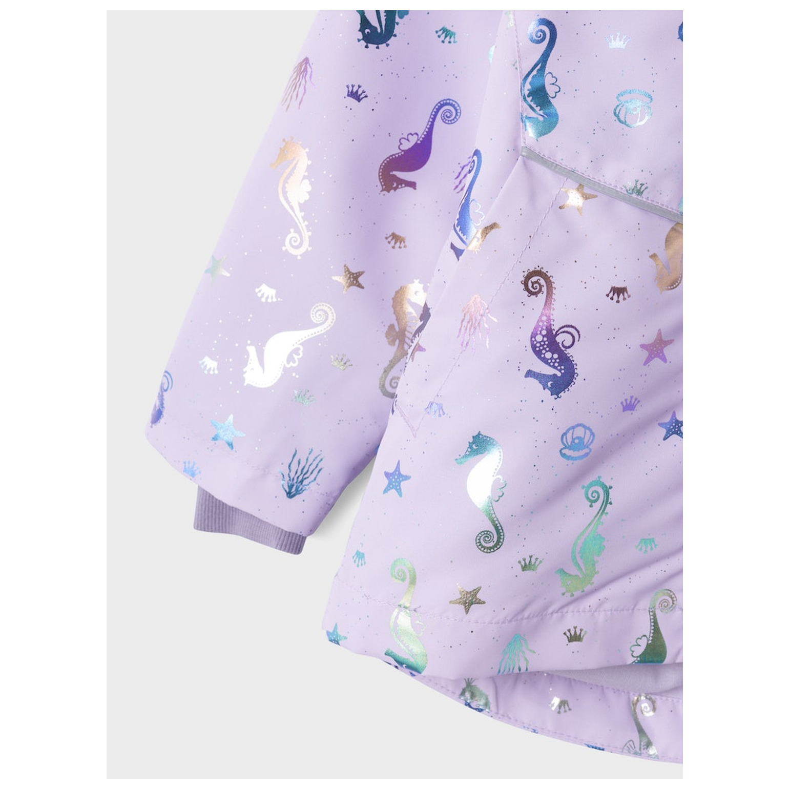 name it NMFMAXI JACKET SEAHORSE FOIL