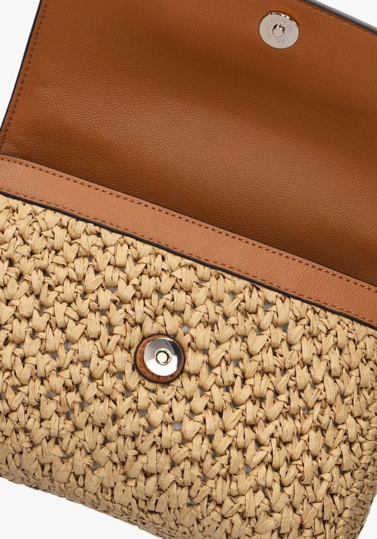 GUESS cognac guess handtas siria top handle flap