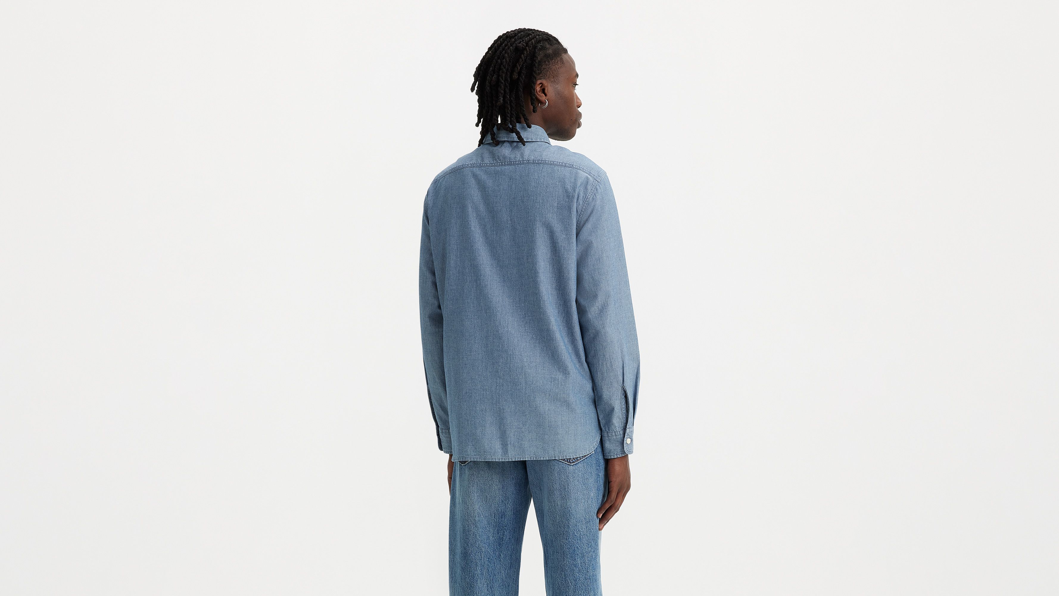 Surchemise Worker Classique - Billie Light Chambray - Bleu