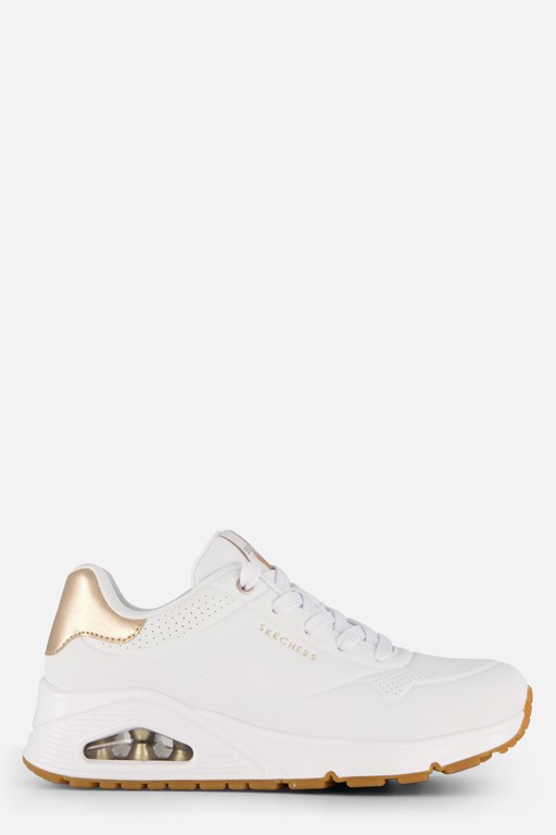 Skechers Uno Metallic sneakers wit Synthetisch