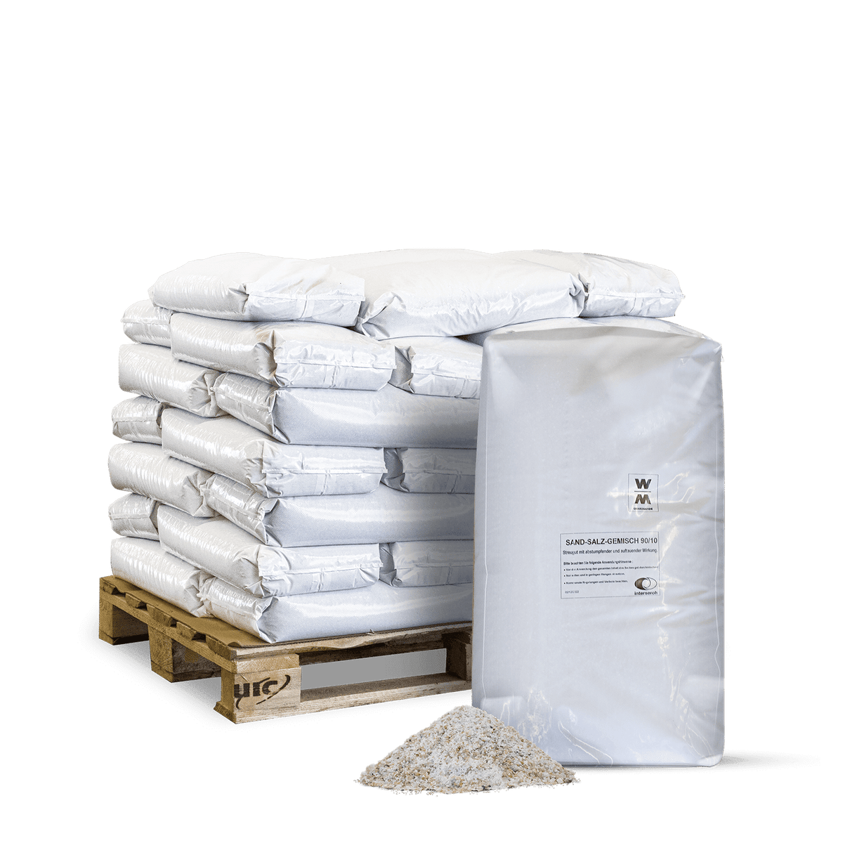 Galamio zand-zoutmengsel 25kg x 40 zakken 1000kg pallet