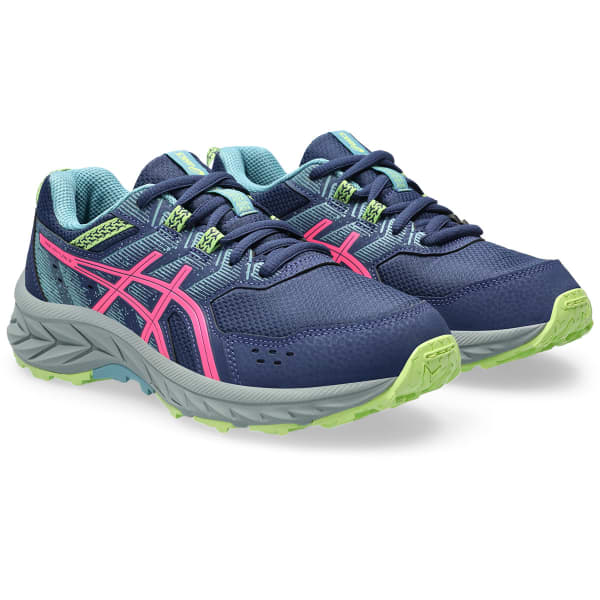 Chaussure running ASICS PRE VENTURE 9 GS DEEP OCEAN/HOT PINK