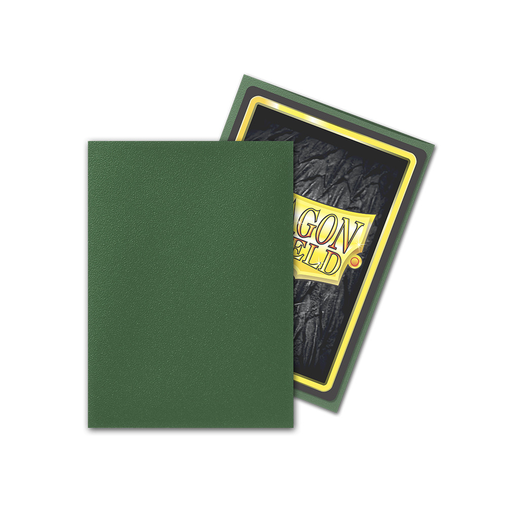 100 Dragon Shield Matte : Forest Green